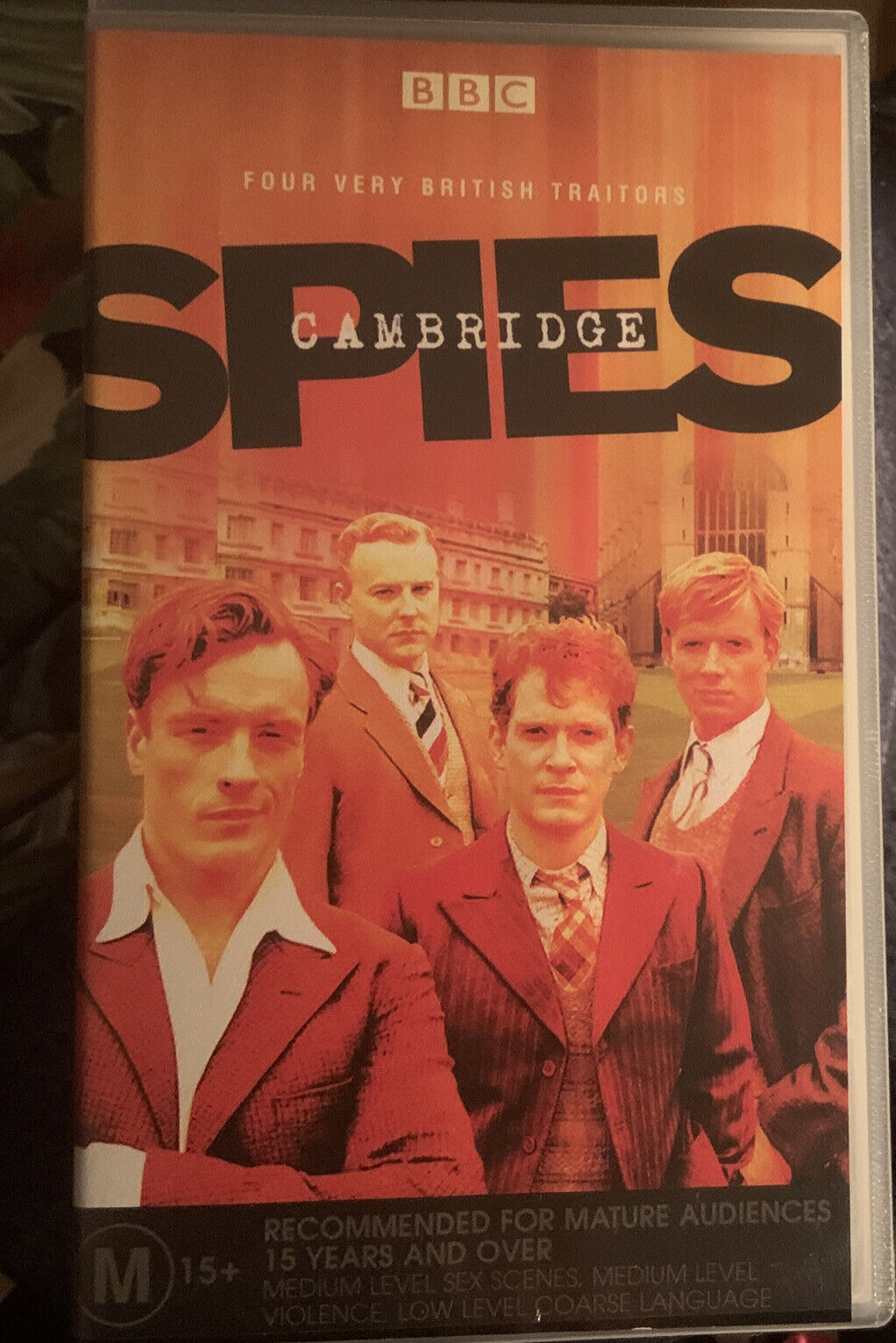 VHS CAMBRIDGE SPIES TOM HOLLANDER TOBY STEPHENS BBC TV Series SOVIET Drama Rare