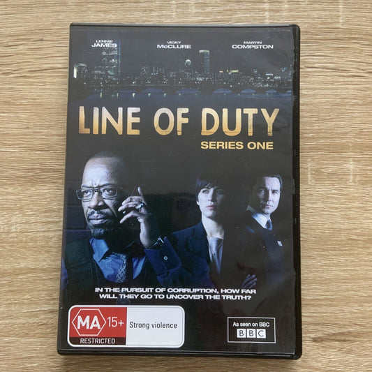 DVD LINE OF DUTY Series One 1 R4 PAL MA15+ BBC TV Series