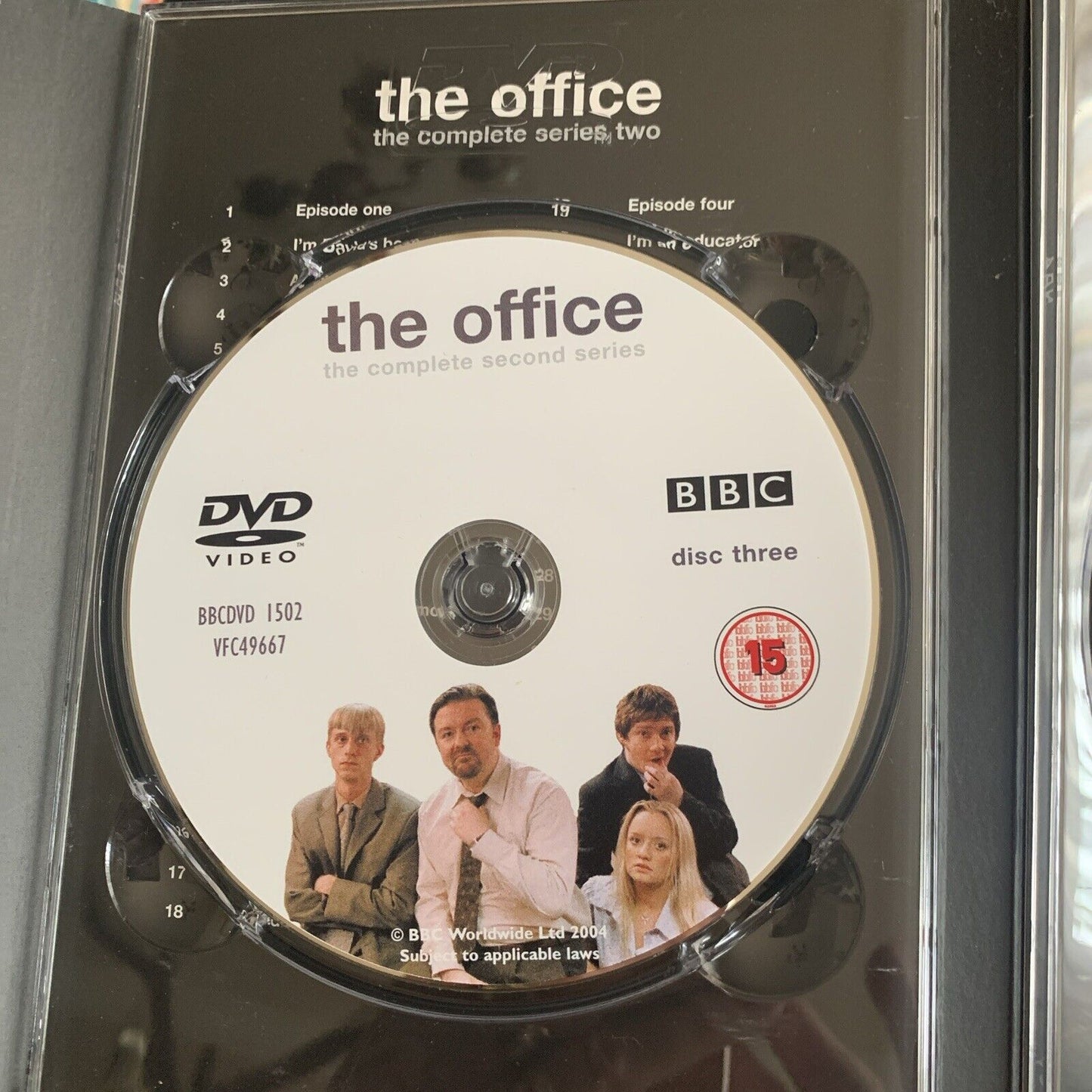 DVD THE OFFICE Season 1 & 2 + Christmas Special BBC TV Series Box Set