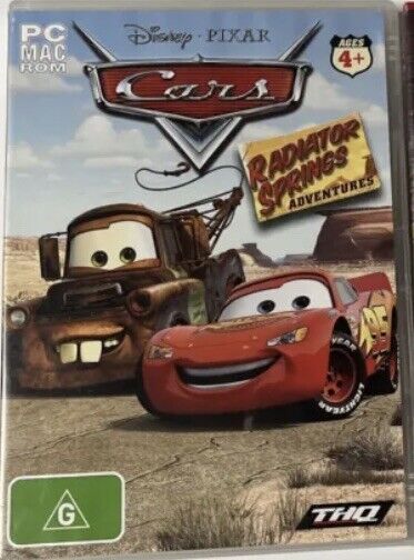 PC DVD ROM Mac CARS Disney Pixar Radiator Springs Adventure Animated Game
