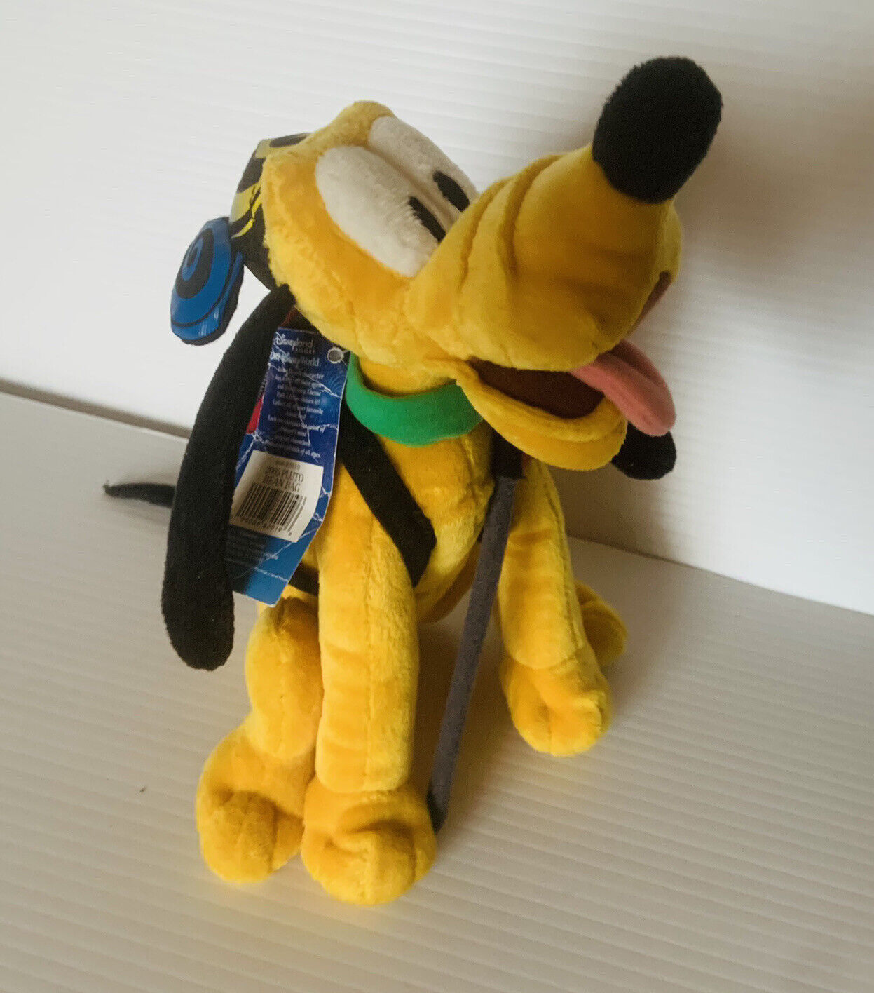 Plush Toy PLUTO Disneyland 2005 BeanBag Walt Disney World Theme Park Edition NEW