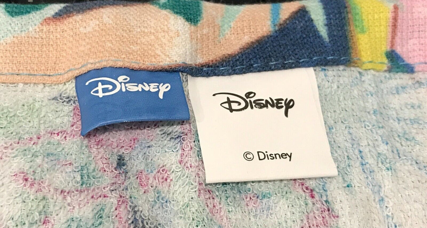 Girls FROZEN Princess Print Bath Beach Poncho Hooded Robe Disney NEW