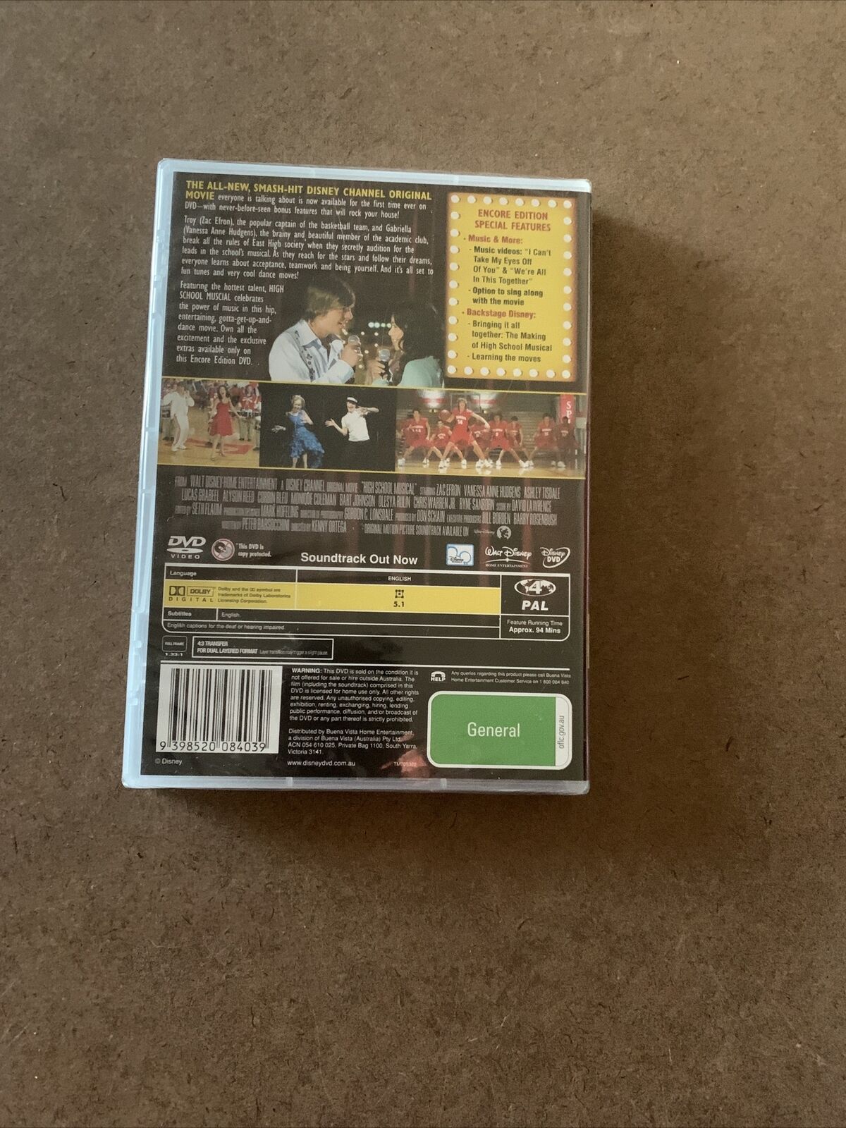 DVD HIGH SCHOOL MUSICAL 3 Movie Bundle 1 2 3 2006 Disney Channel Sealed NEW