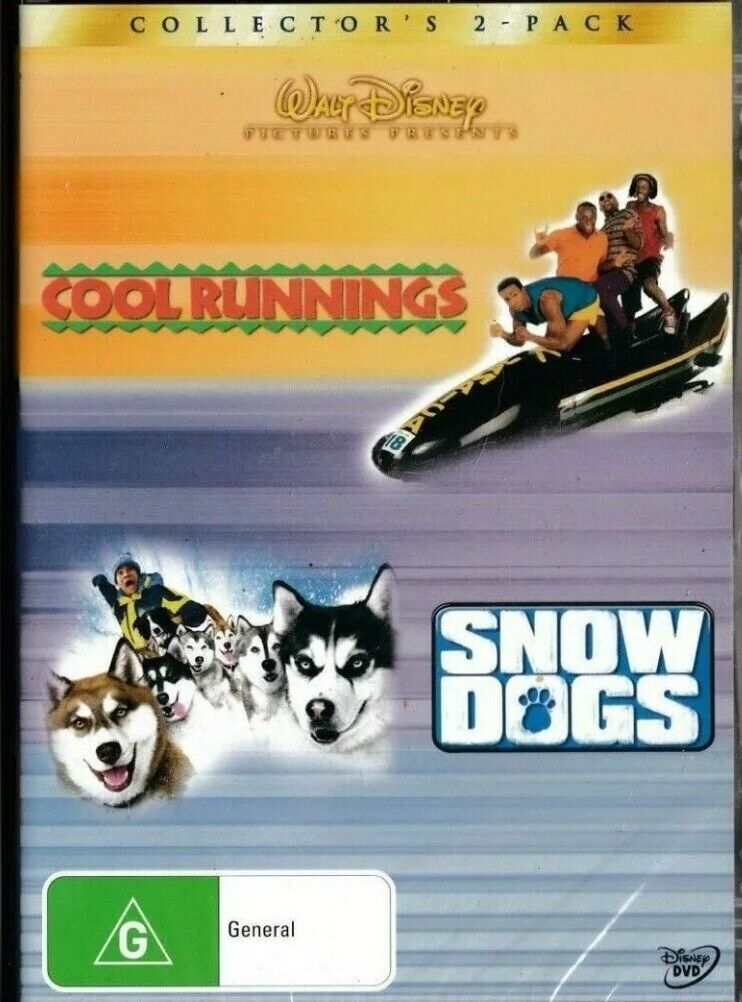 DVD COOL RUNNINGS & SNOW DOGS Walt Disney 2 Movie Family Comedy Pack Sealed NEW