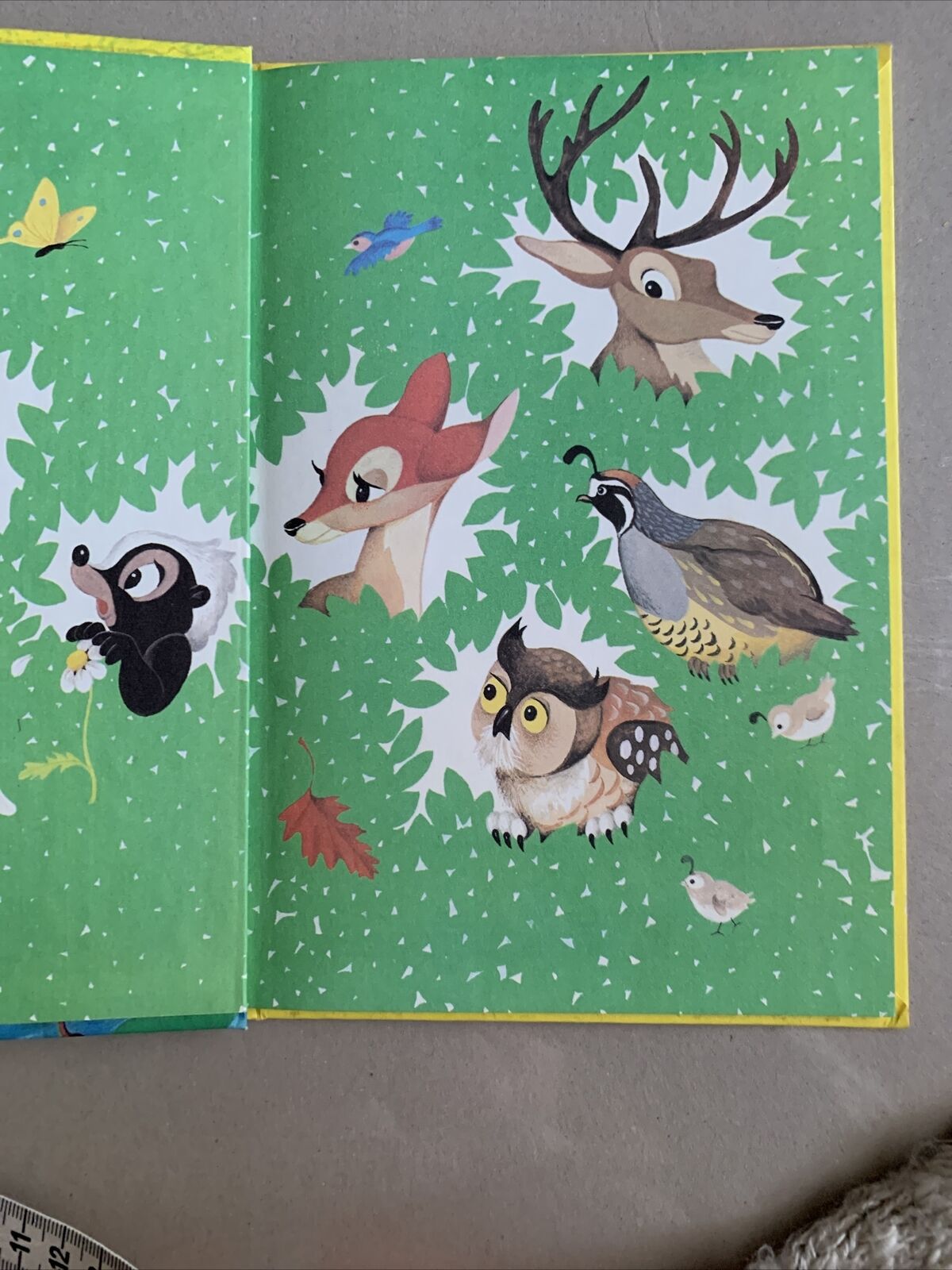 HC Book BAMBI GROWS UP Walt Disney 1979 Club Edition Disneyland Vintage Disneys