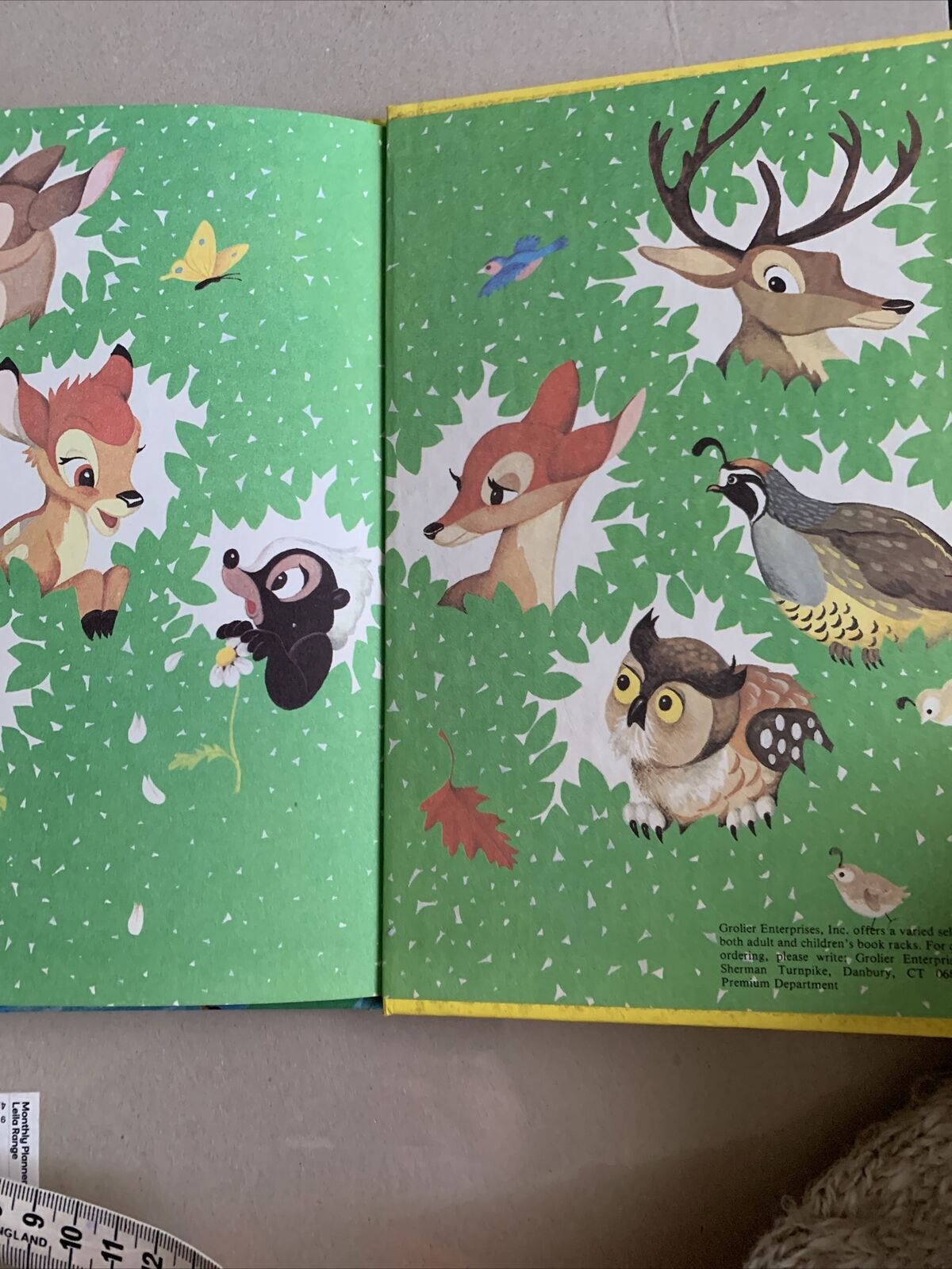 HC Book BAMBI GROWS UP Walt Disney 1979 Club Edition Disneyland Vintage Disneys