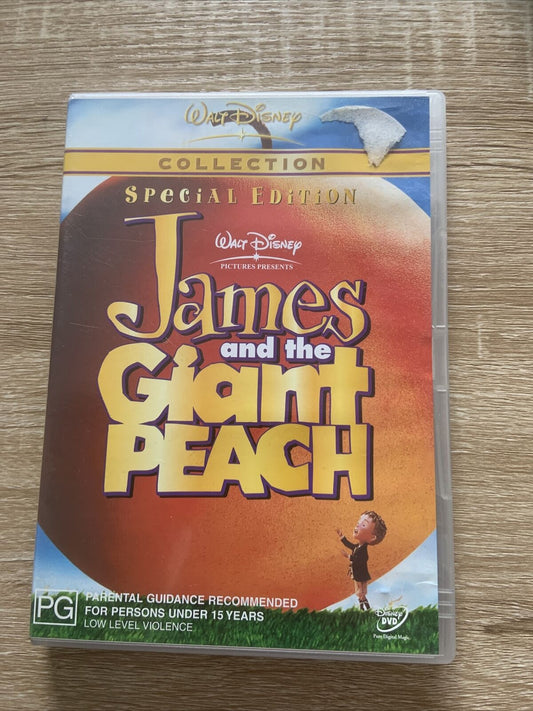 DVD JAMES AND THE GIANT PEACH Disney Collection Richard Dreyfuss Paul Terry Film