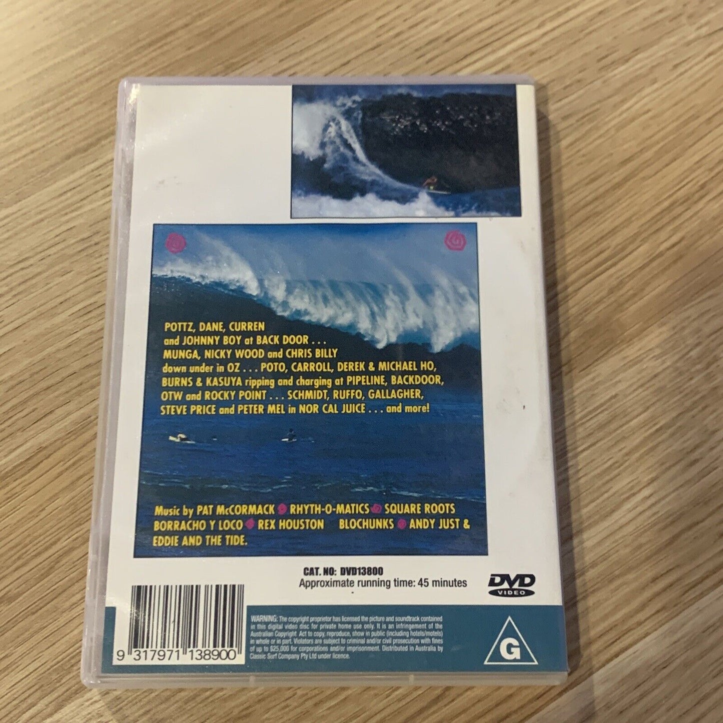 DVD Classic Surf Stories Bustin' Out R4 Surfing  Chris Klopf 45mins