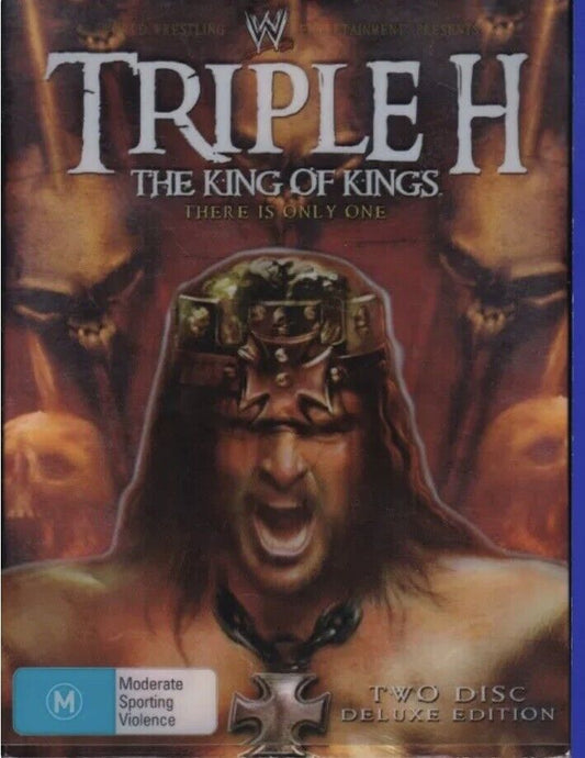 DVD TRIPLE H THE KING OF KINGS WWE  2008 Deluxe Edition R4 Wrestling 2 Disc Set