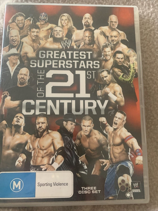 DVD WWE The Greatest Superstars Of The 21st Century 2011 R0 Wrestling 3 Disc Set