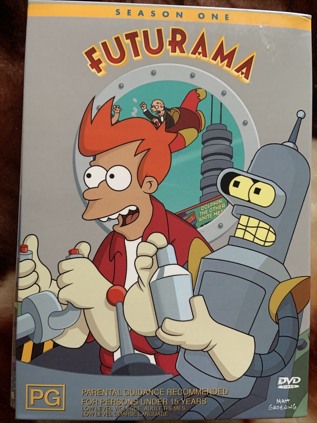 DVD FUTURAMA Season 1 2003 3 Disc  FATBOX Slip Covers R4 Space Box Set TV Series