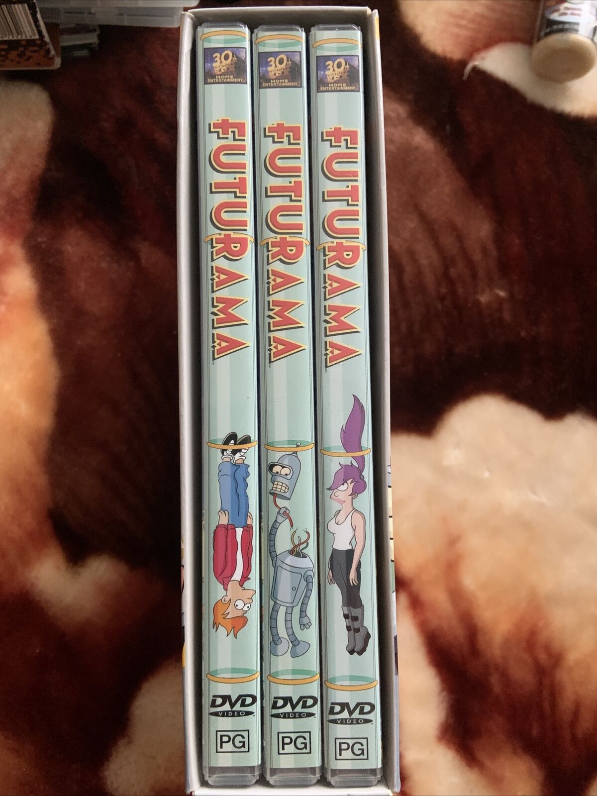 DVD FUTURAMA Season 1 2003 3 Disc  FATBOX Slip Covers R4 Space Box Set TV Series