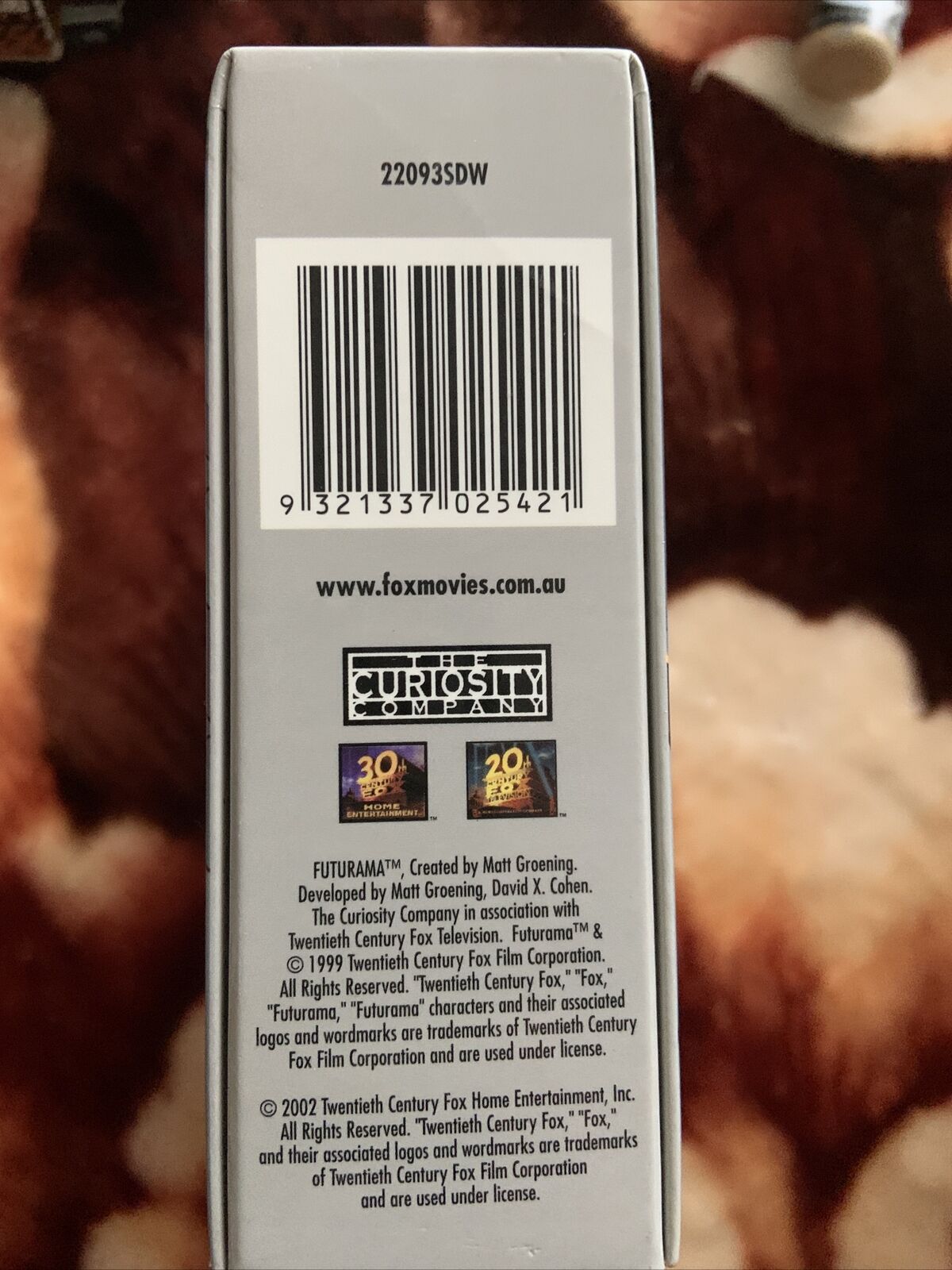 DVD FUTURAMA Season 1 2003 3 Disc  FATBOX Slip Covers R4 Space Box Set TV Series