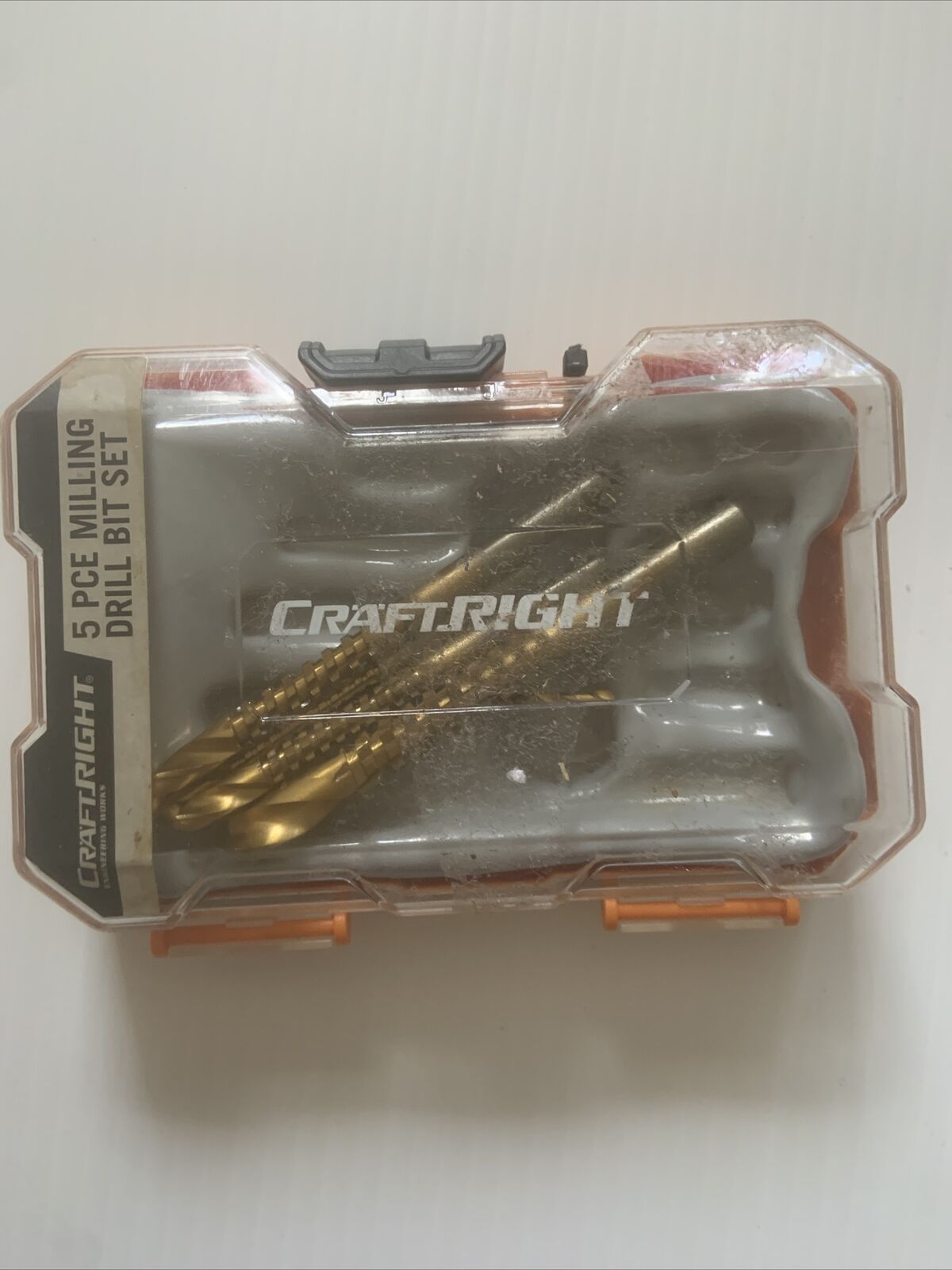 CRAFTRIGHT MILLING DRILL BIT SET 5 Piece -  Specs Last Pic NEW  Sealed Box Tools