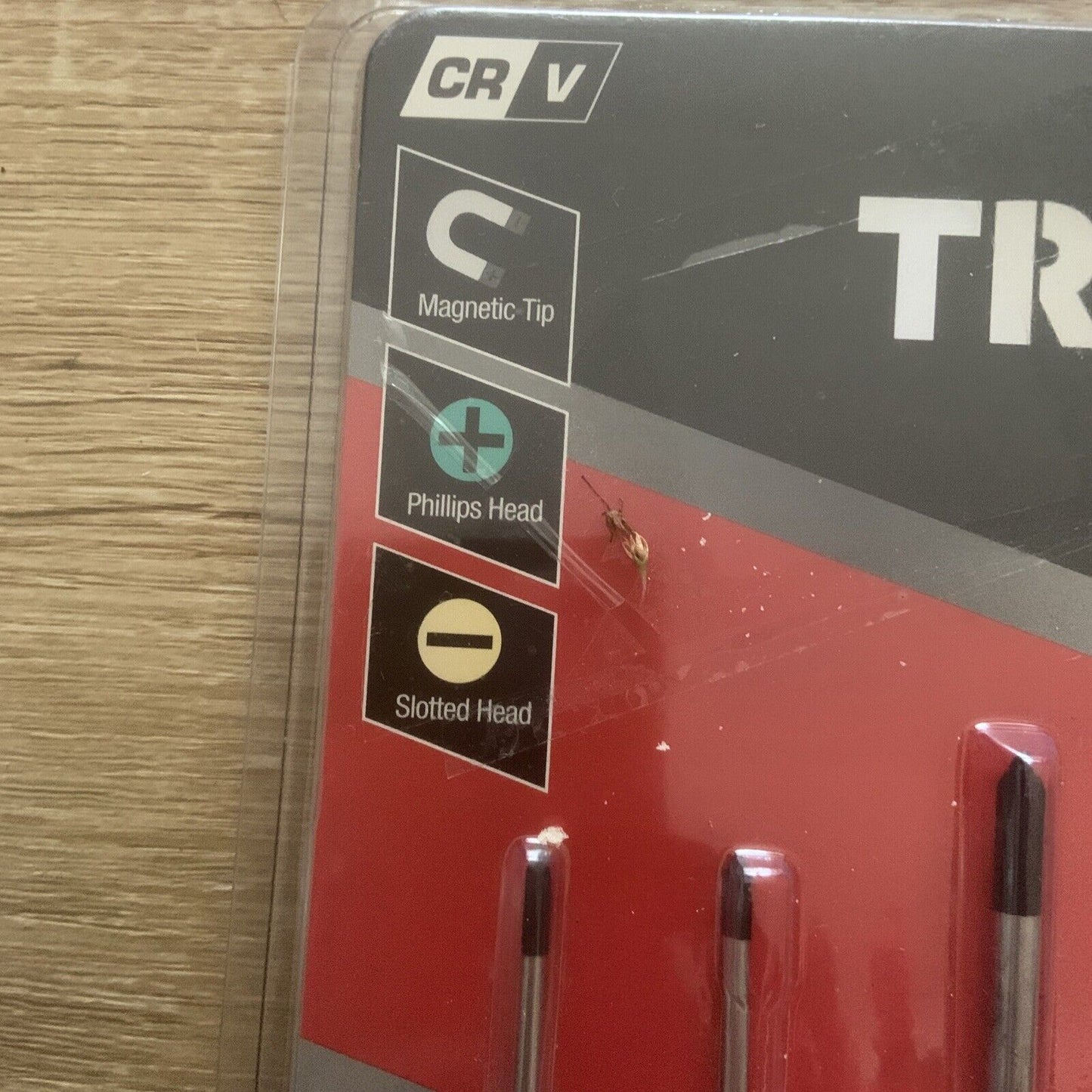 TROJAN 6 Pce CRV Screwdriver Set Magnetic Tip Phillips Slotted Sealed Tools NEW