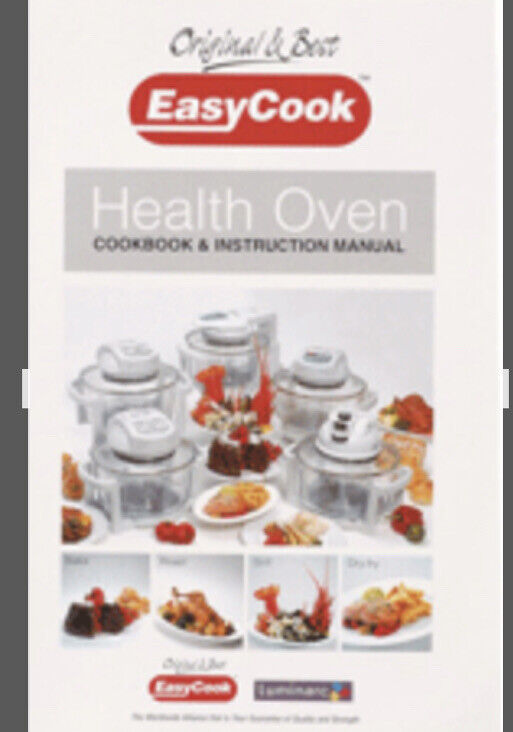 Cookbook EASYCOOK Health Oven & Instruction Manual 1990s Luminarc Australian PB