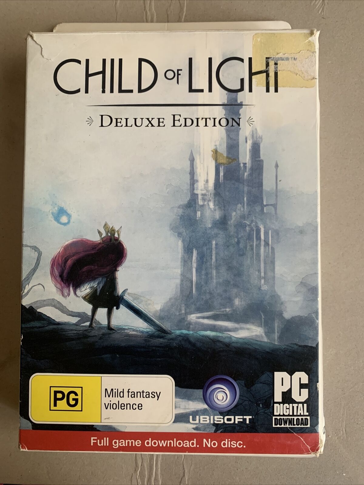 PC Deluxe Edition CHILD OF LIGHT Digital English 2014 *NO KEYRING New In Box