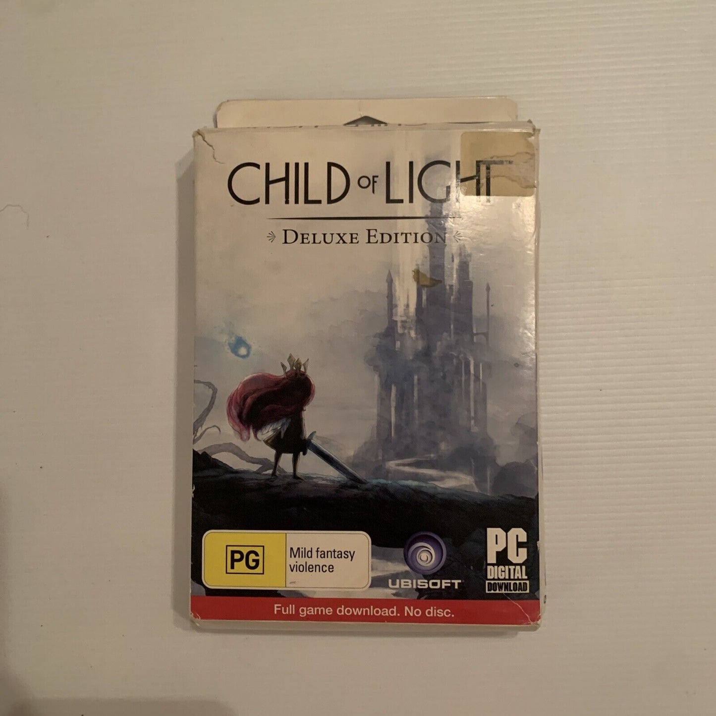 PC Deluxe Edition CHILD OF LIGHT Digital English 2014 *NO KEYRING New In Box