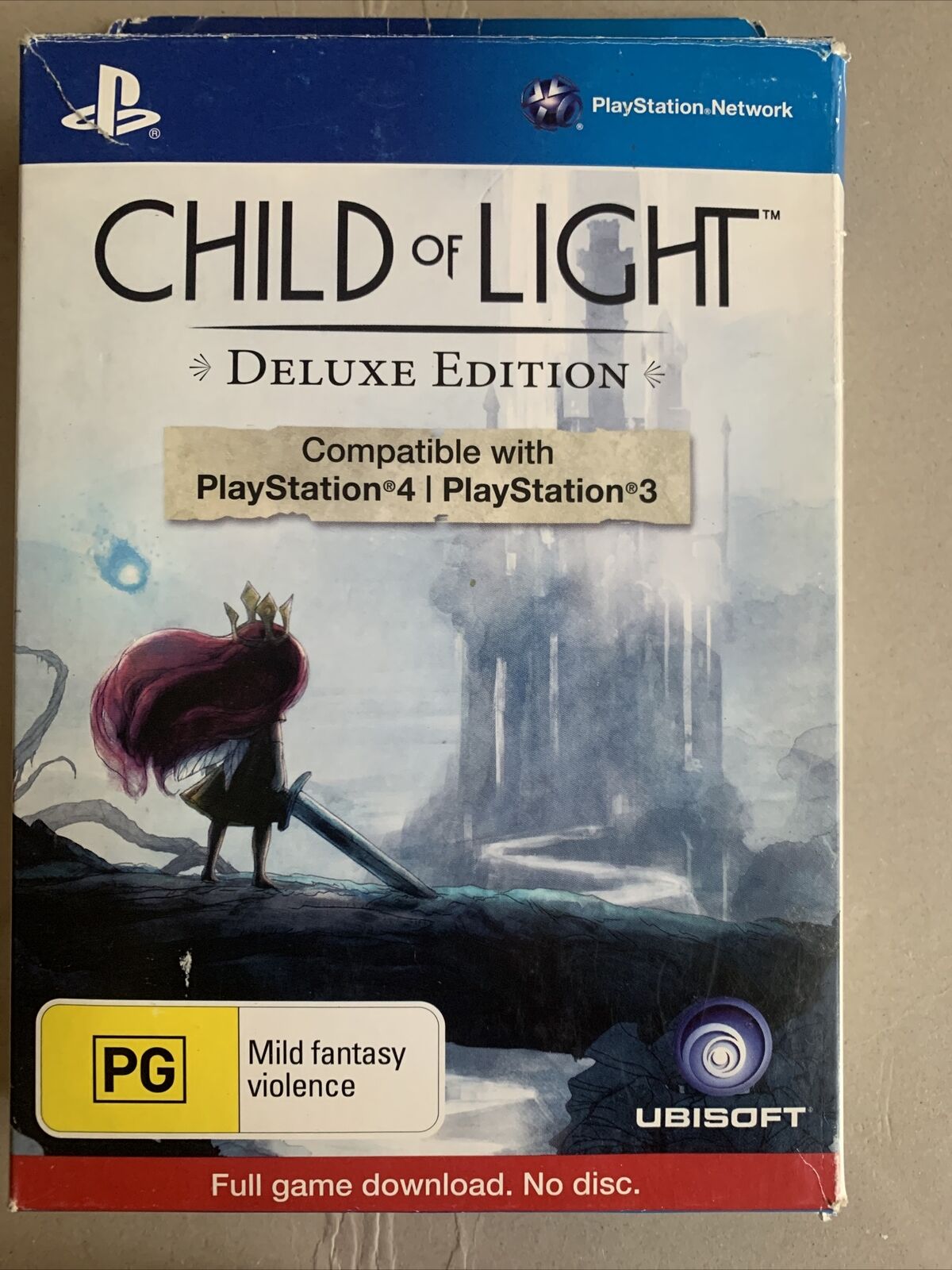 Playstation 4 Deluxe Edition CHILD OF LIGHT Sony PS4 & PS3 PAL English 2014