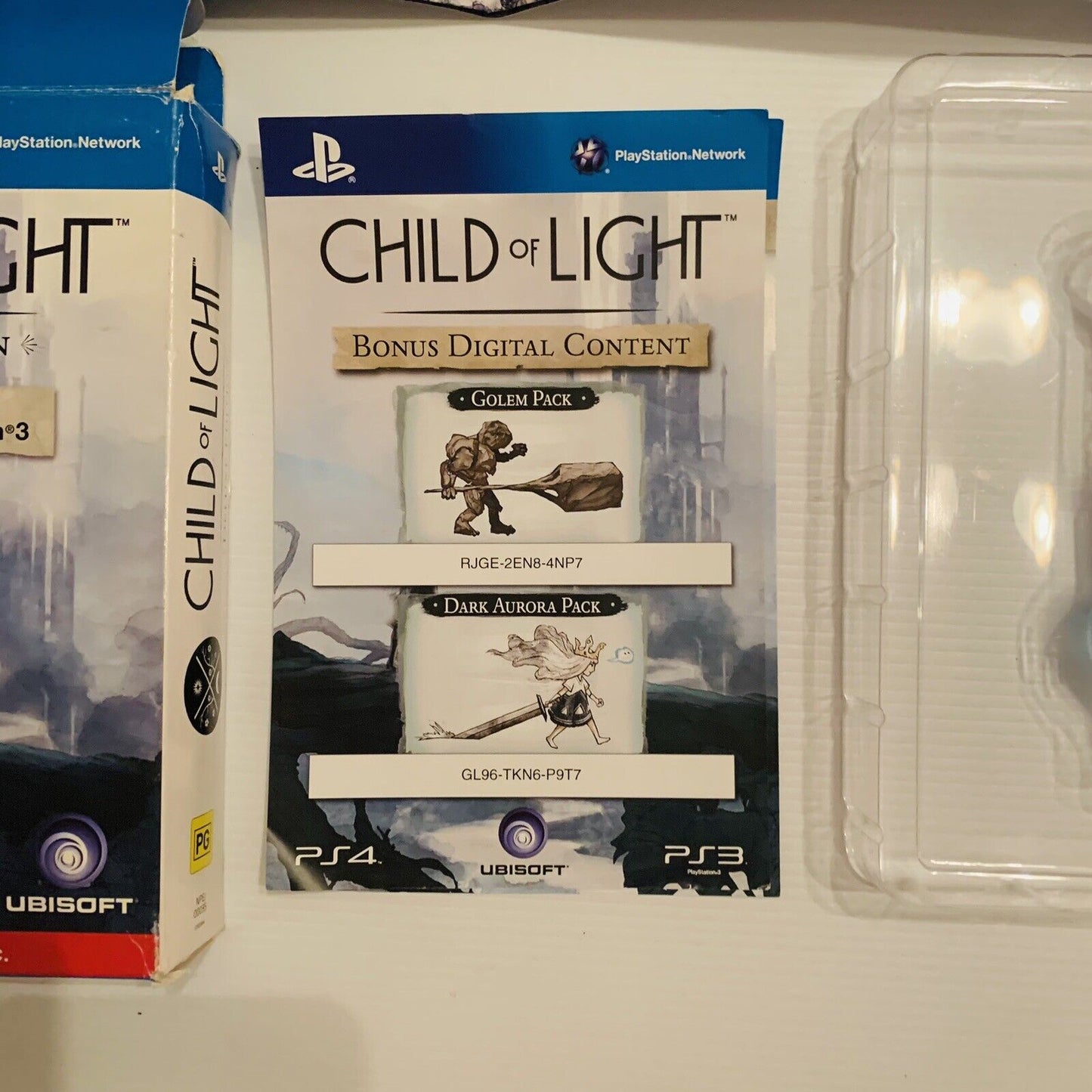 Playstation 4 Deluxe Edition CHILD OF LIGHT Sony PS4 & PS3 PAL English 2014
