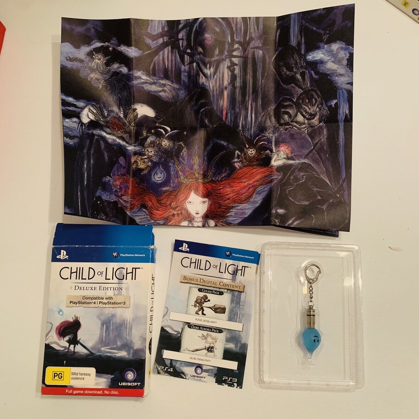 Playstation 4 Deluxe Edition CHILD OF LIGHT Sony PS4 & PS3 PAL English 2014