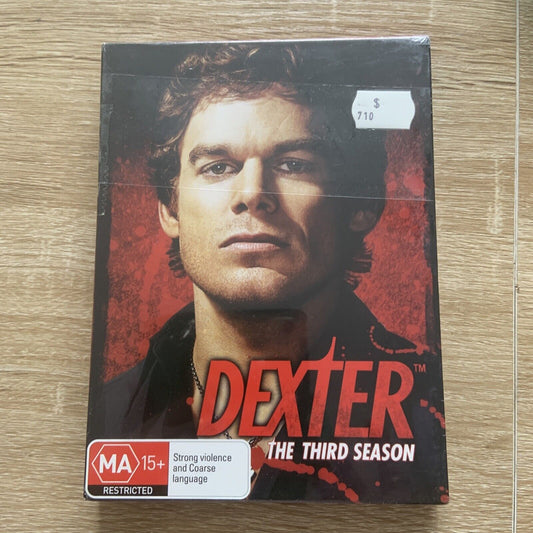 DVD DEXTER The Third Season 3rd Box Set Restricted Killer Bonus NEW TV Series