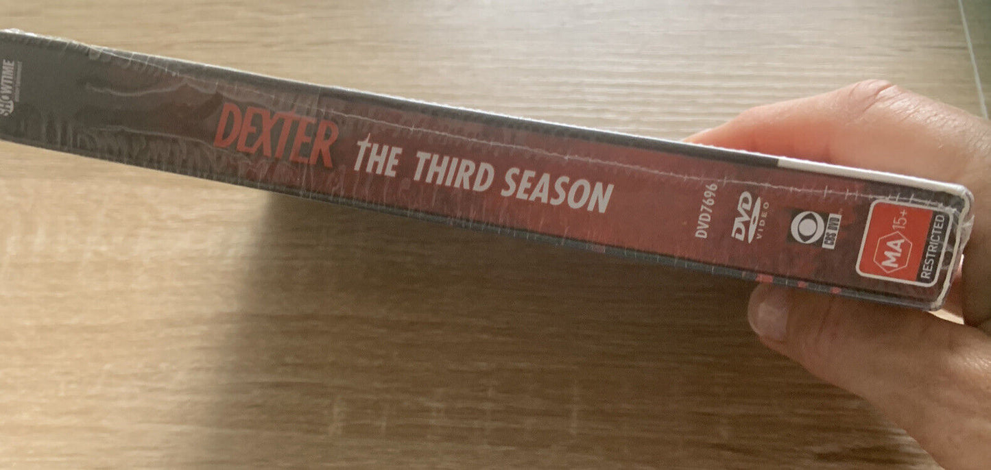 DVD DEXTER The Third Season 3rd Box Set Restricted Killer Bonus NEW TV Series