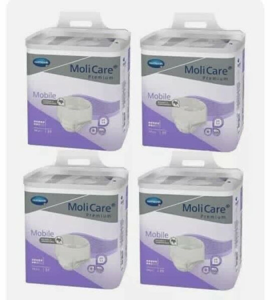 MOLICARE Pull ups Premium 8 Drop Size XL Moli Care Incontinence 4 Packs x 14 LOT
