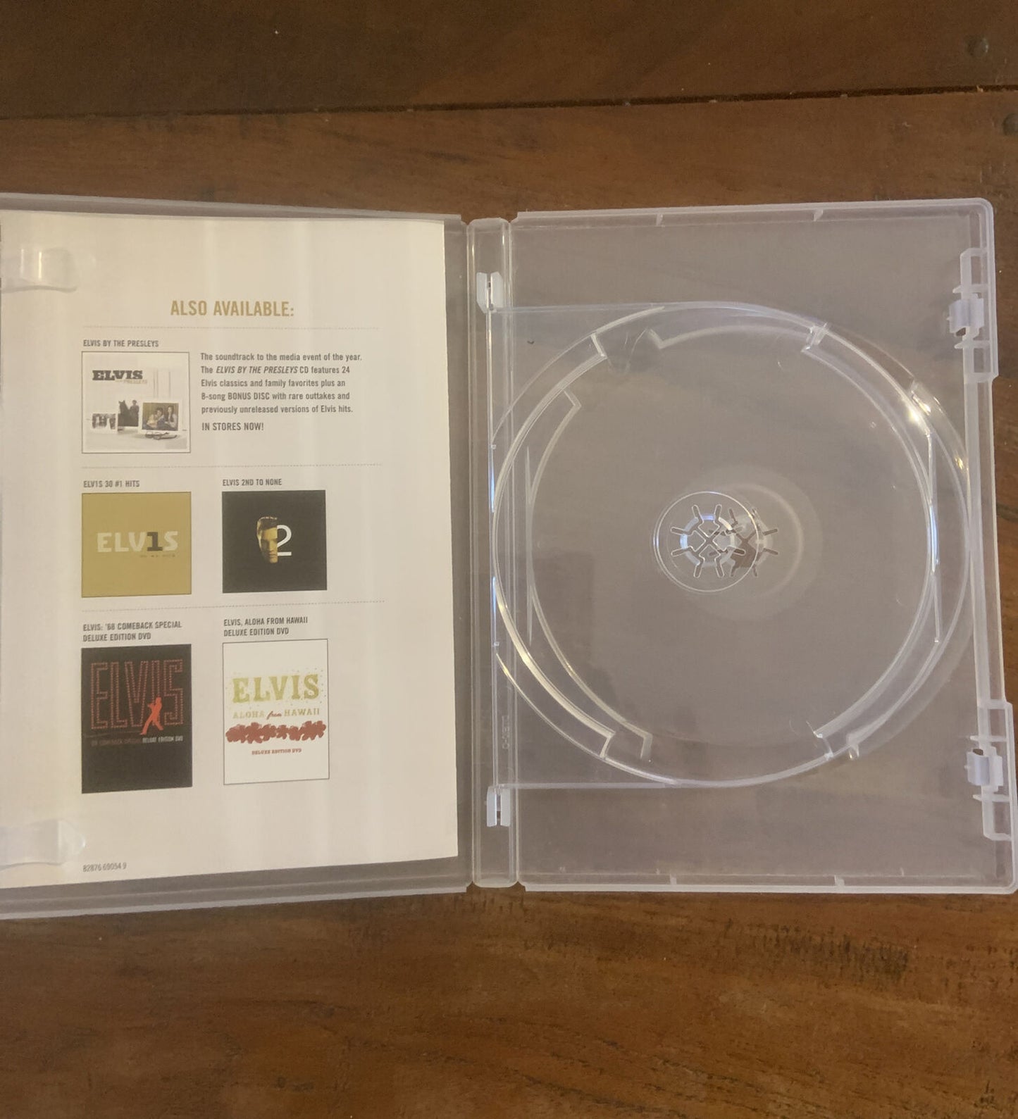 DVD CASE & INSERT ONLY Elvis Presley  ELVIS BY THE PRESLEYS NO DISCS NEW