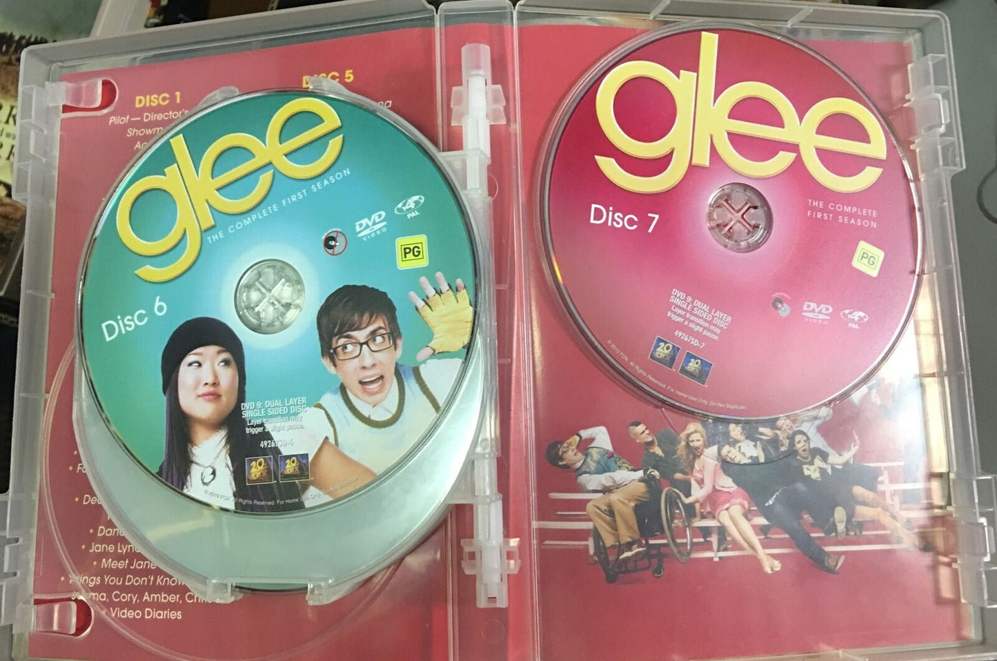 GLEE Complete SEASON 1 DVD 2011 7 Disc Set Like NEWRRP $89.99