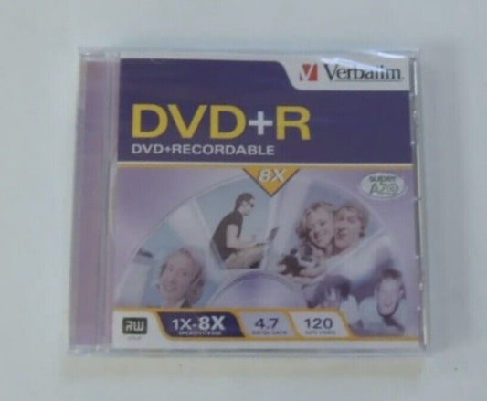 VERBATIM DVD-R Recordable 120 Mins 1X - 8X 4.7GB BLANK Disc Super A20 Sealed NEW