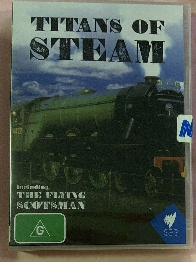 DVD TITANS OF STEAM Includes The Flying Scotsman 2010 Trains British Railway NEW