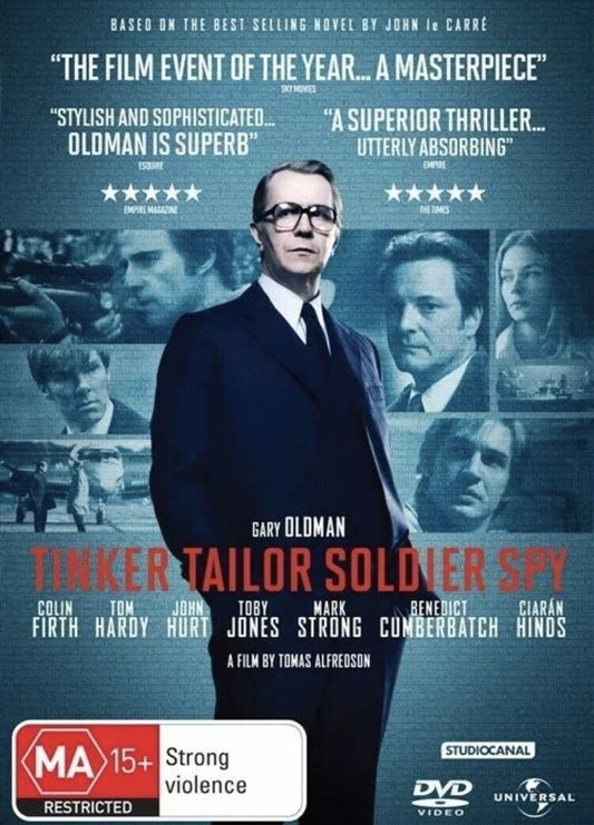 DVD TINKER TAILOR SOLDIER SPY 2011 MOVIE Colin Firth Like NEWCondition