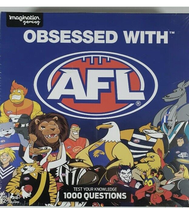 OBSESSED With AFL Football Footy Family Kids Toy Sport Fun Board Game NEW Sealed