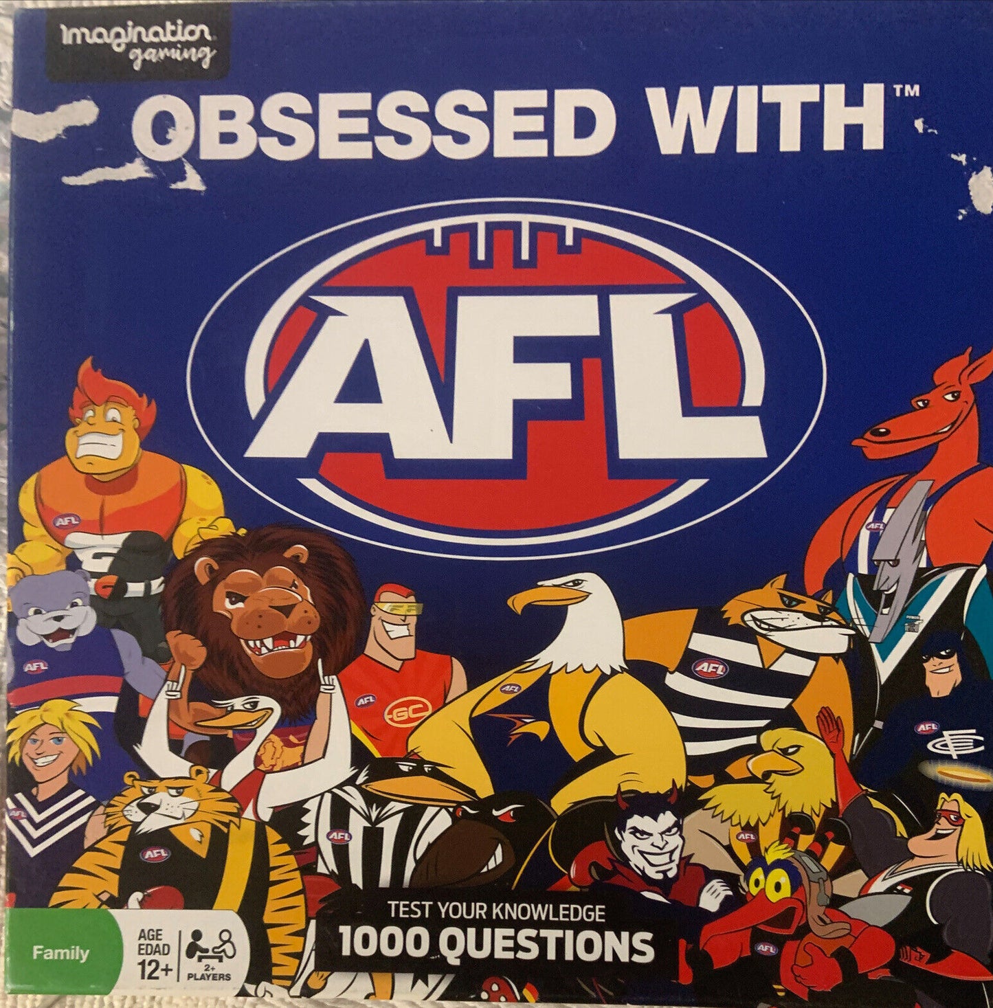 OBSESSED With AFL Football Footy Family Kids Toy Sport Fun Board Game NEW Sealed