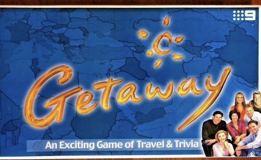 GETAWAY An Exciting Game Of Travel & Trivia Nine Network 2004 NEW Board Game