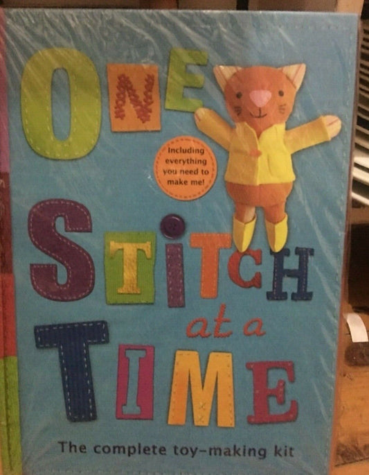 One Stitch At A Time The Complete TOY MAKING KIT  in Sealed Box Sewing NEW Gift