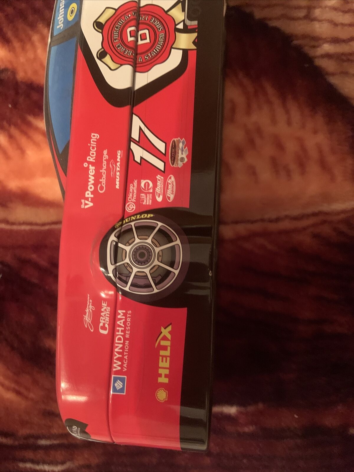 Metal Tin JIM BEAM Ford Racing V8 Supercars Bottle 2008 Wyndham Helix Crane Cams