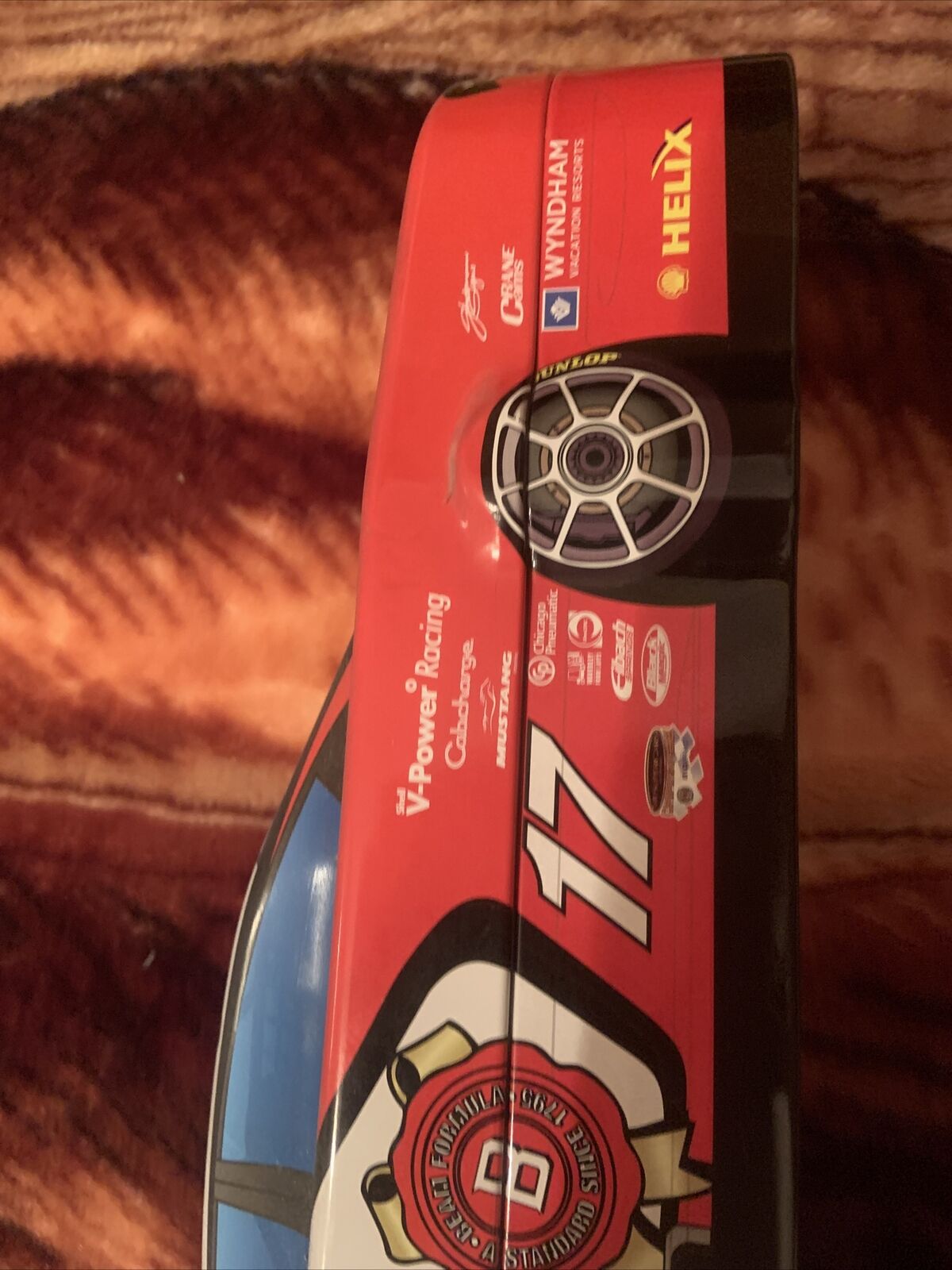 Metal Tin JIM BEAM Ford Racing V8 Supercars Bottle 2008 Wyndham Helix Crane Cams