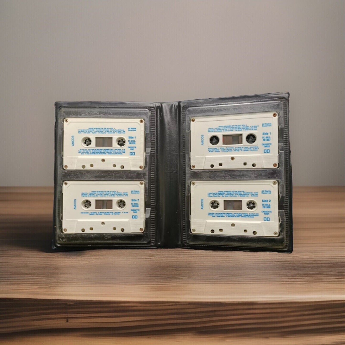 Popular Music Of The 1950s Volume 1 Box Set 4x Audio Tape Cassettes Music