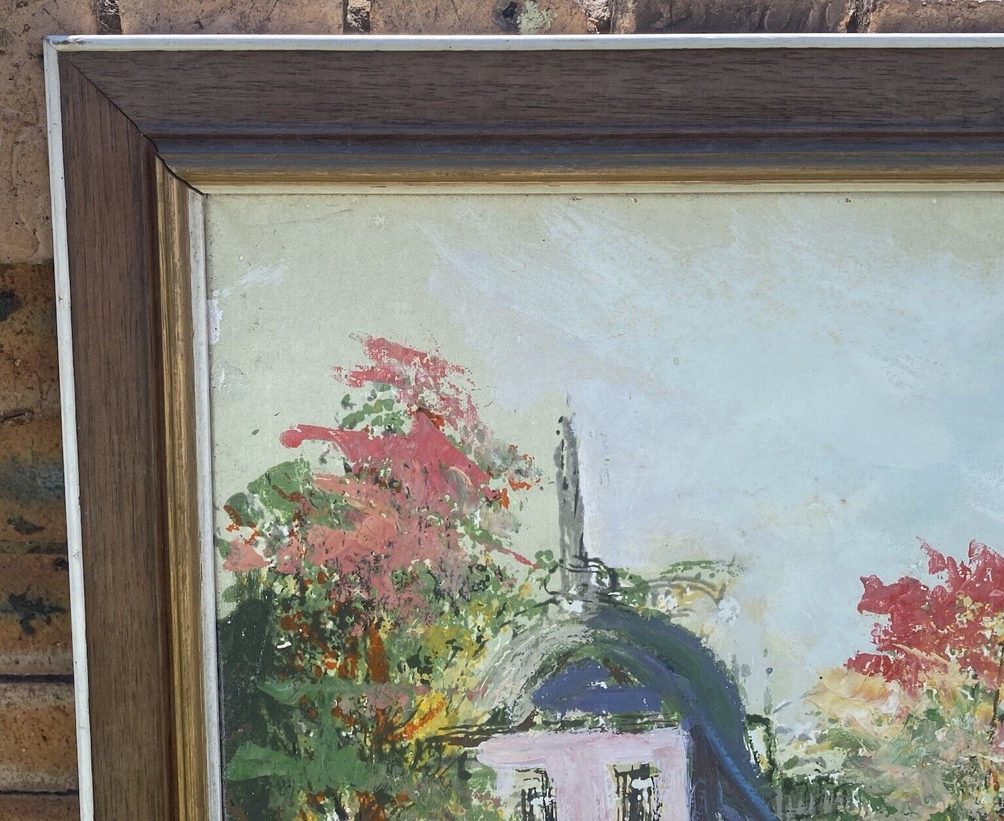 Framed Painting Original Champs-Élysées Avenue in Paris, France Elysee On Canvas
