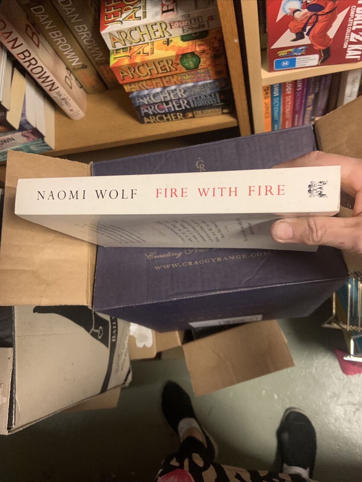 FIRE WITH FIRE by Naomi Wolf Large Chatto & Windus Female Power PB Book