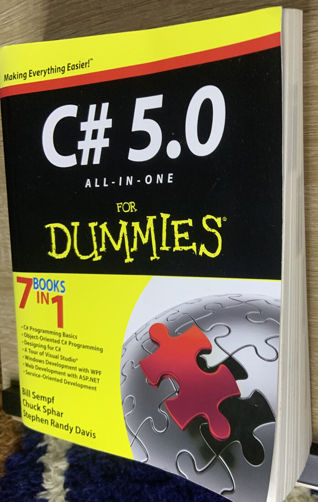 C# 5.0 All-in-One For Dummies 7 Books In 1 Bill Sempf Chuck Sphar Stephen Davis