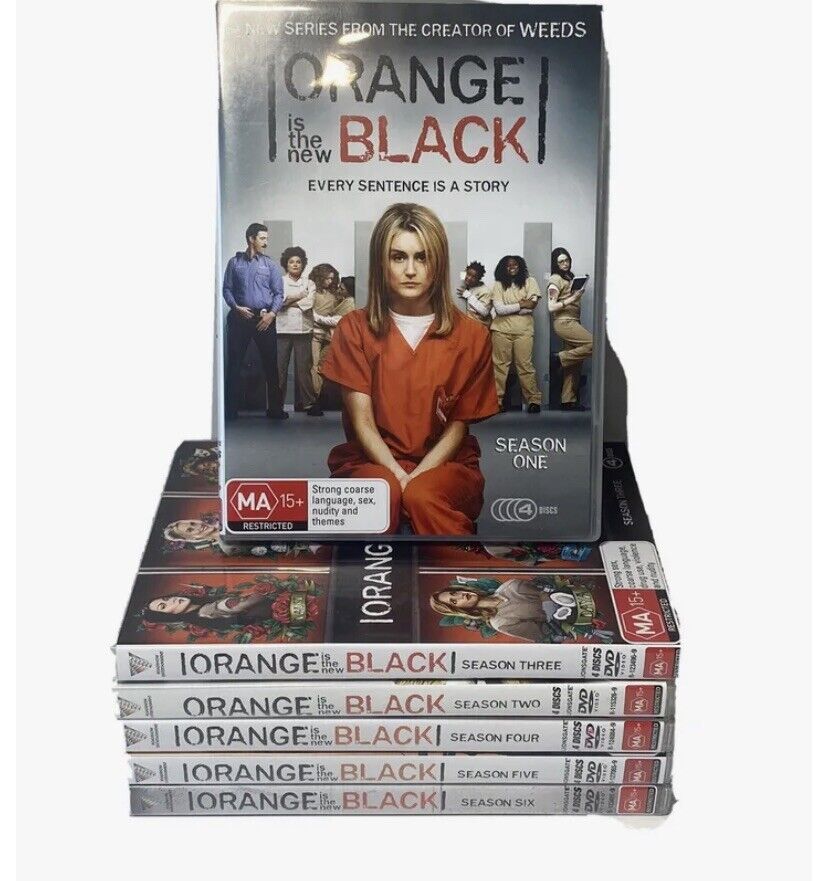 DVD ORANGE IS THE NEW BLACK The Complete Season 1 - 6  R4 24 Disc Set TV Prison