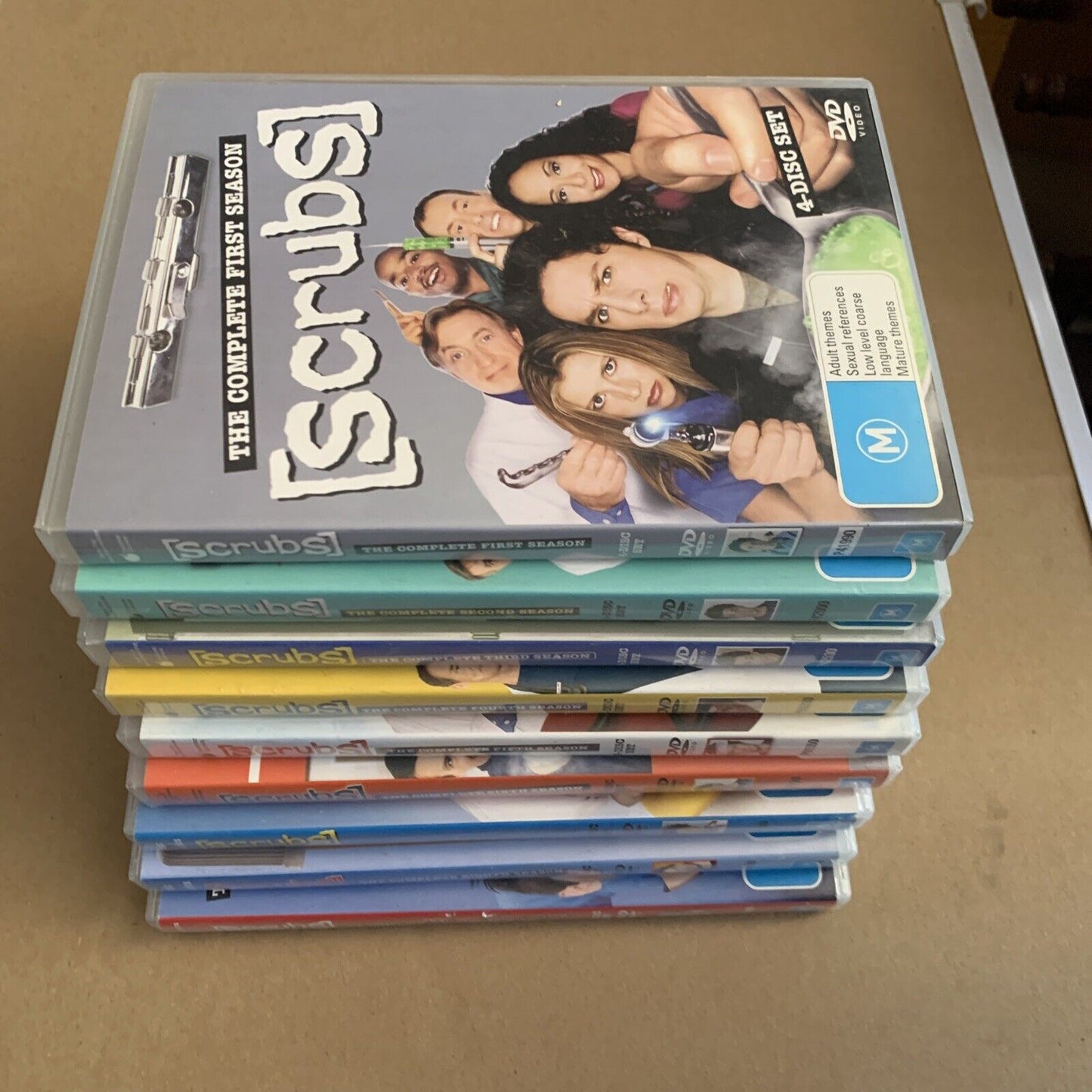 DVD SCRUBS Complete Season 1 to 9 Medical Romance Drama Comedy TV Series