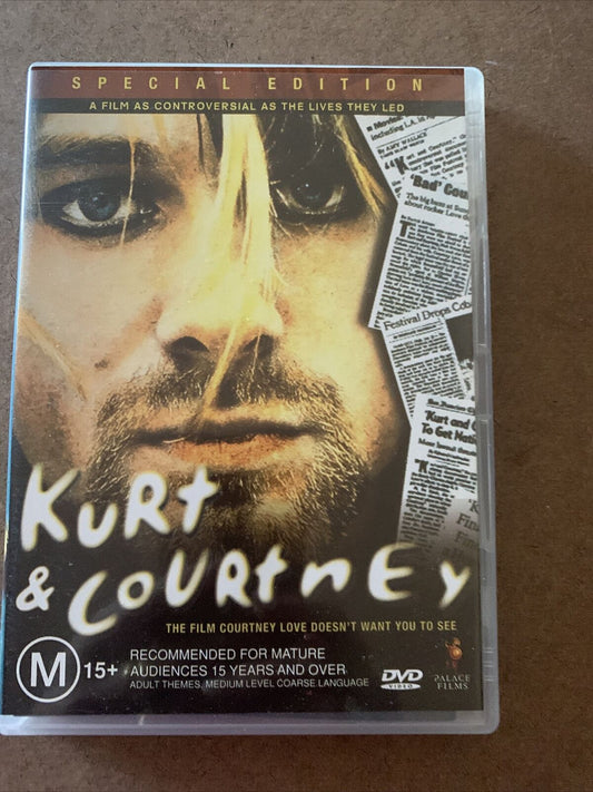 DVD Kurt & Courtney Special Edition Australia R4 Film Love Suicide Nirvana