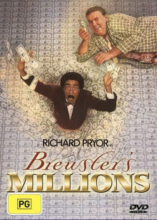 DVD Brewster's Millions Movie Richard Pryor John Candy Comedy