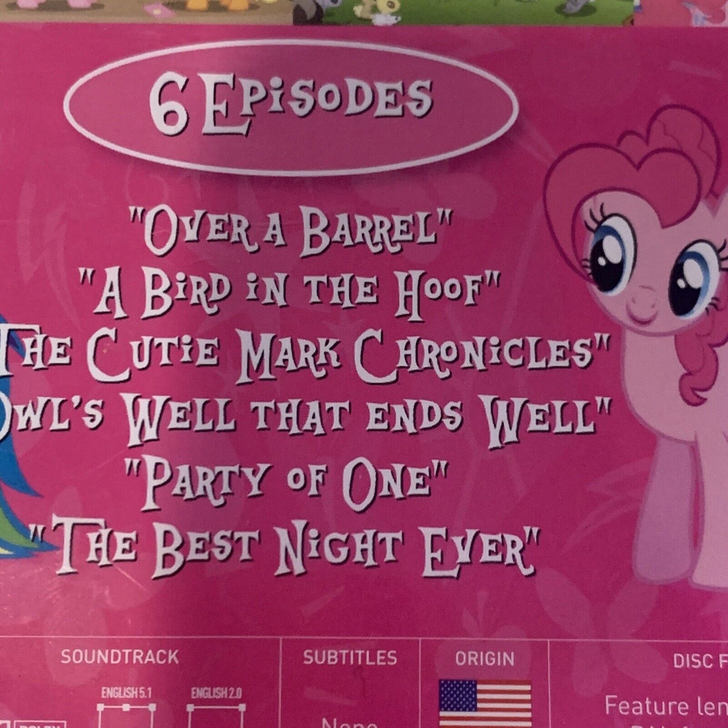 DVD My Little Pony Friendship Is Magic Best Friends Forever Vol 5 2010 Animated