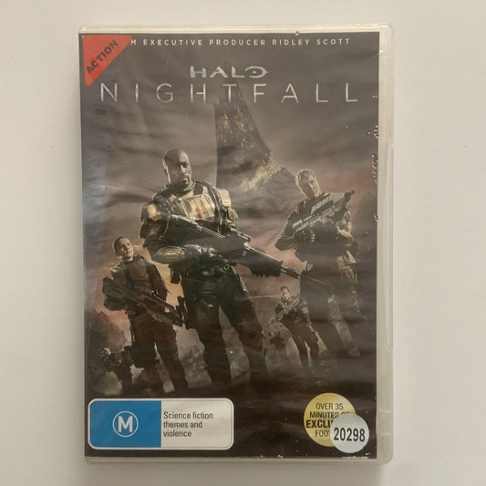 DVD HALO NIGHTFALL 2015 R4 Mike Colter Based on Computer Game  Features