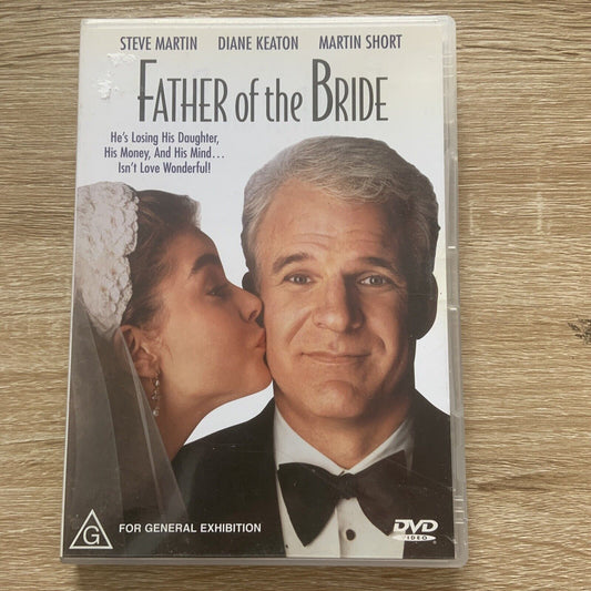 DVD FATHER OF THE BRIDE 1991 Diane Keaton Steve Martin Comedy Cult Classic